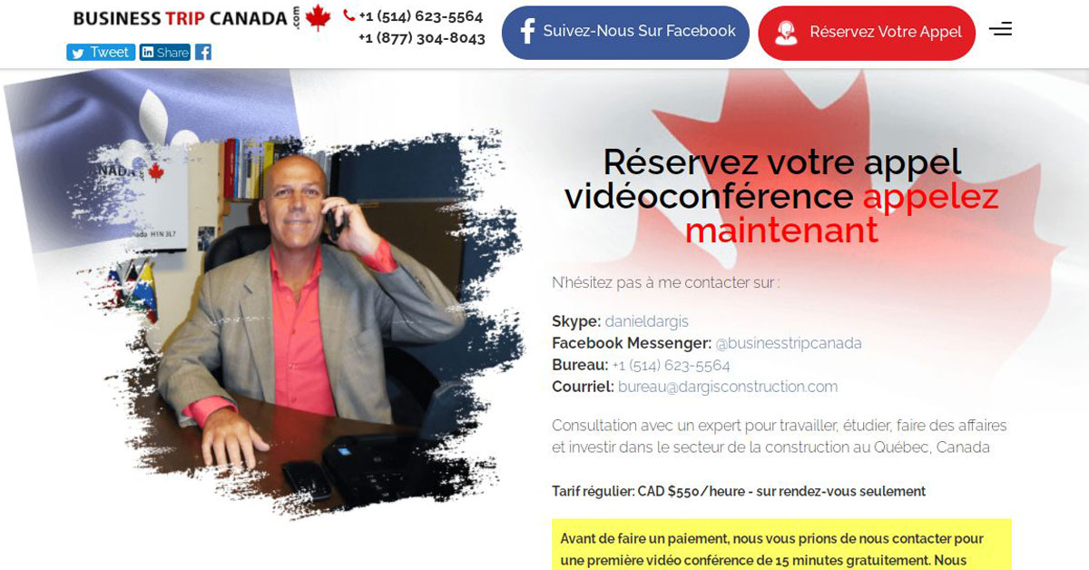 Consultation avec Daniel Dargis ingénieur conseiller impartial