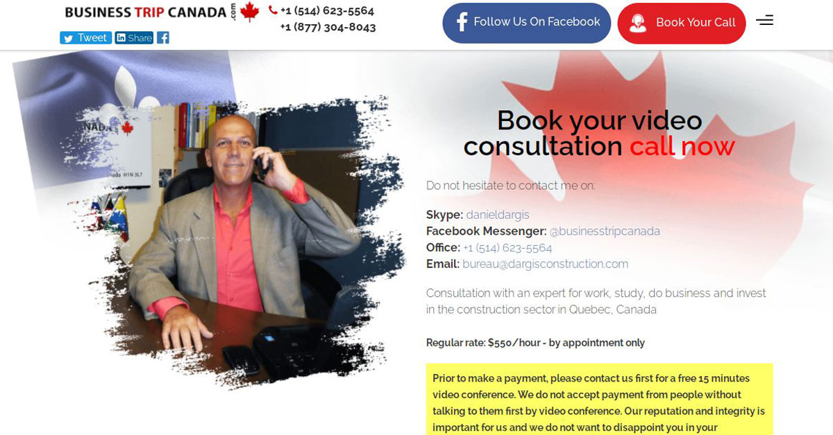 Consultation Daniel Dargis impartial building engineer